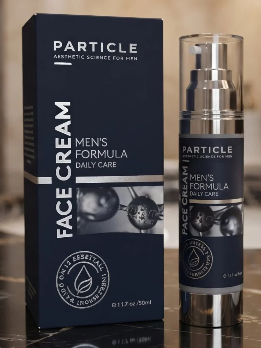 Particle Face Cream for Men 6-in-1 Anti Aging Cream Dark Spots Eye Bags New